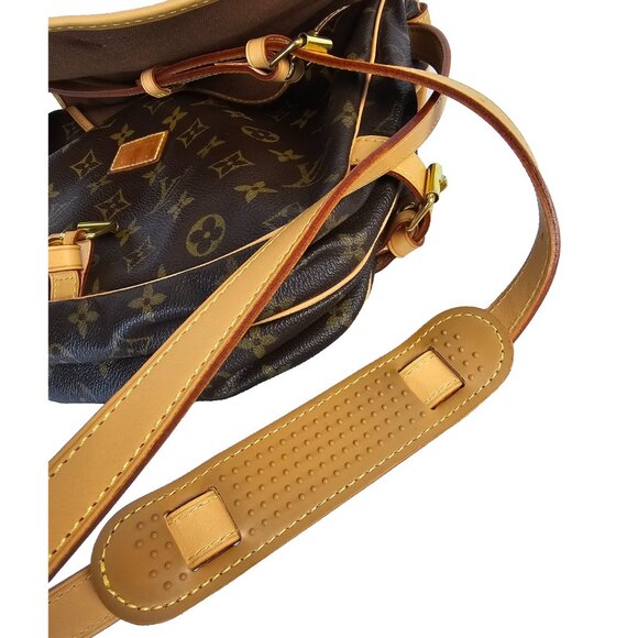 LOUIS VUITTON Saumur 30 Crossbody Shoulder Bag Monogram Leather LV Unisex EUC - Picture 13 of 16